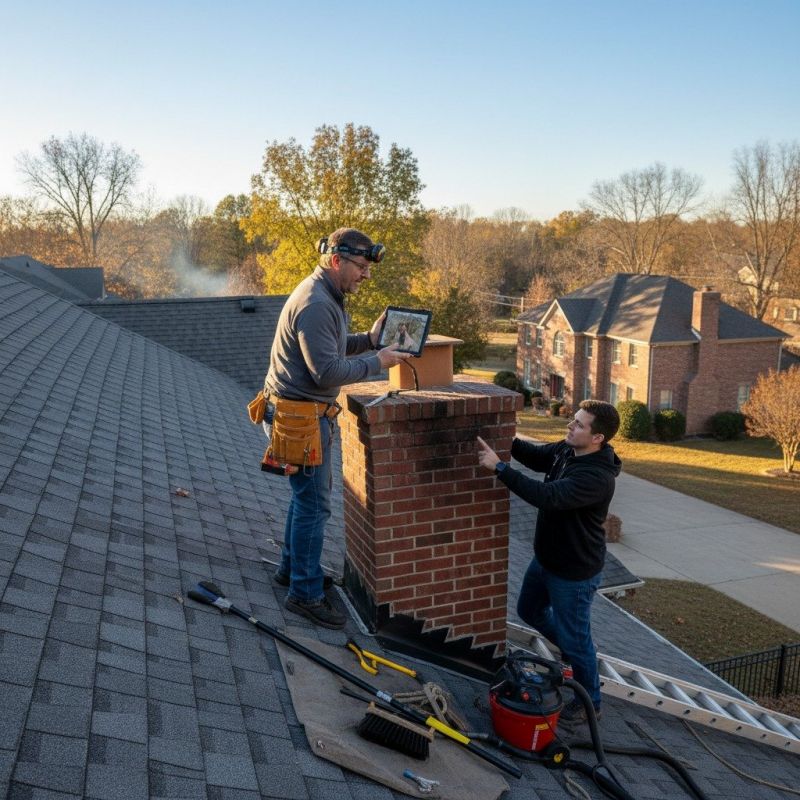 Chimney Inspecting detail